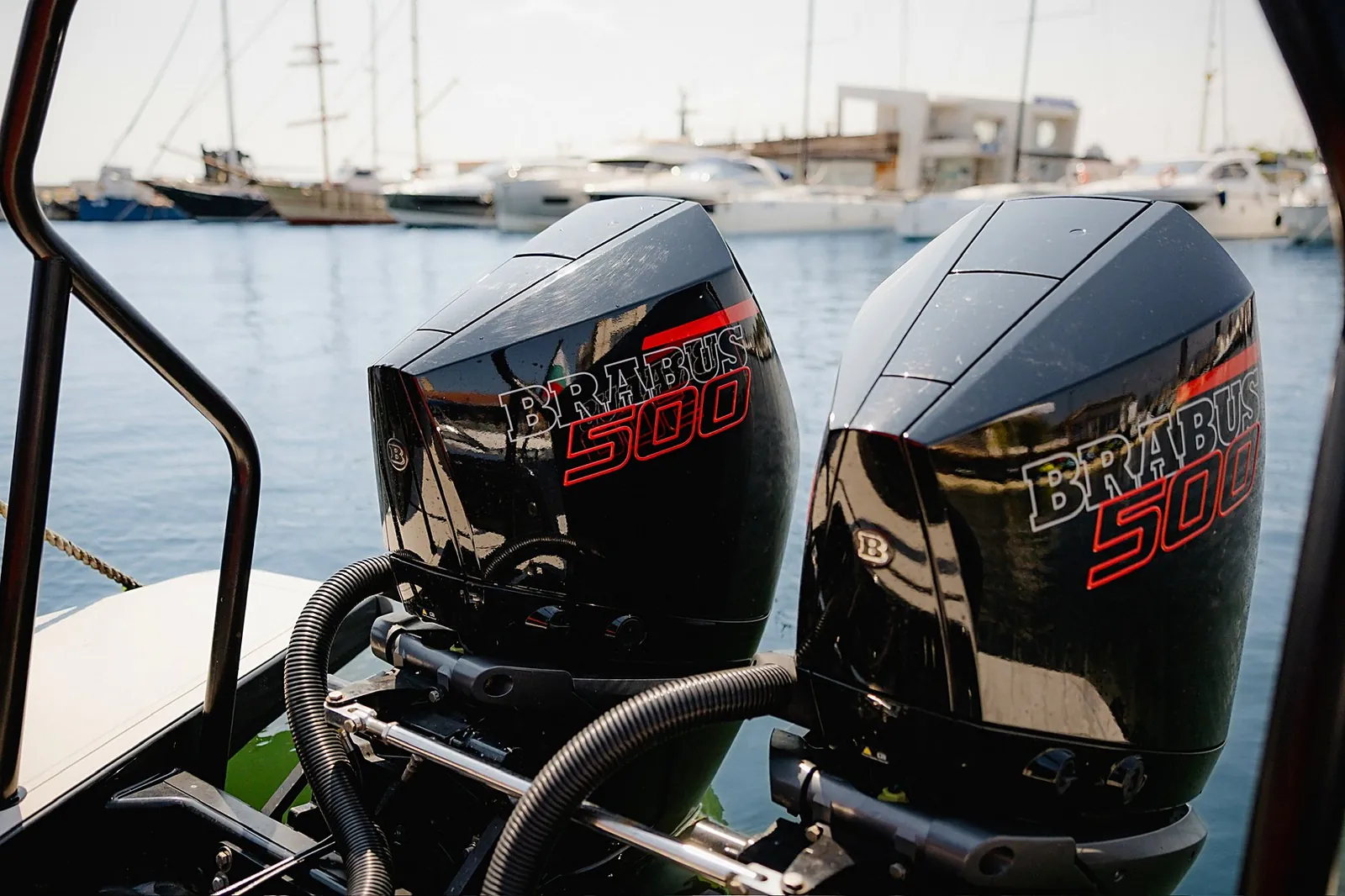 Twin BRABUS 500 outboards
