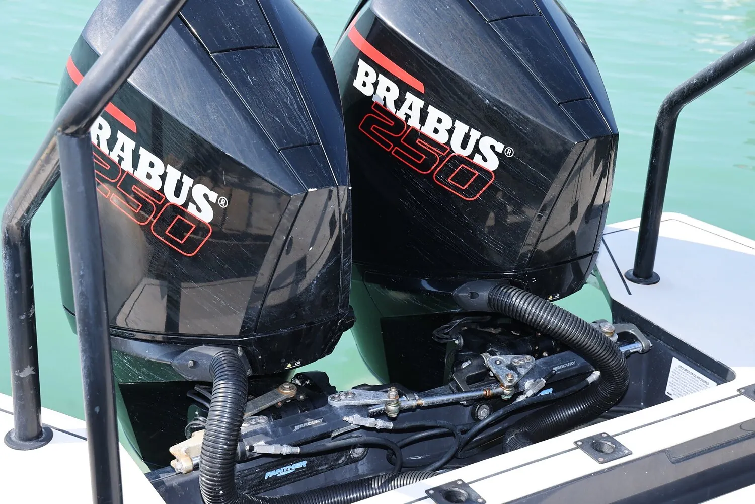 Twin BRABUS 250 outboards