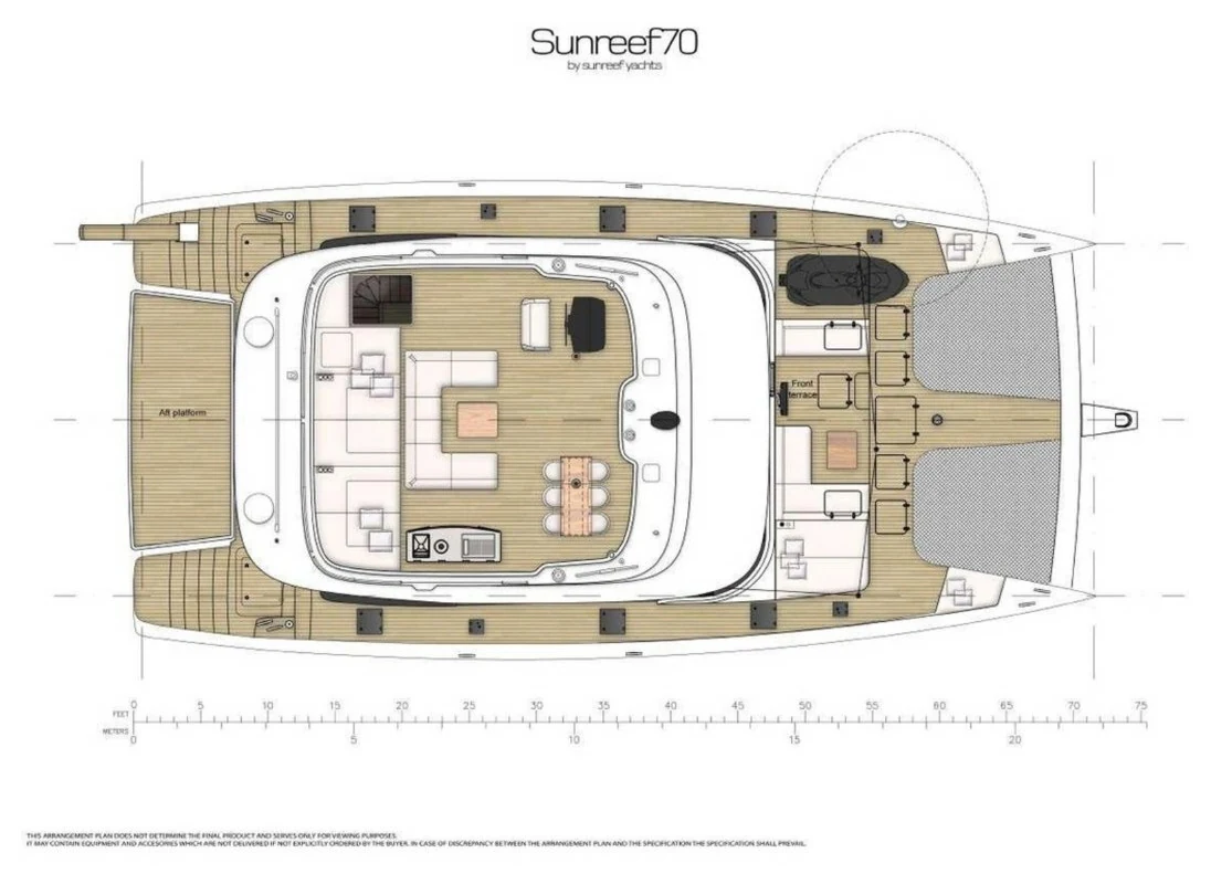 Deck plan, Upper deck