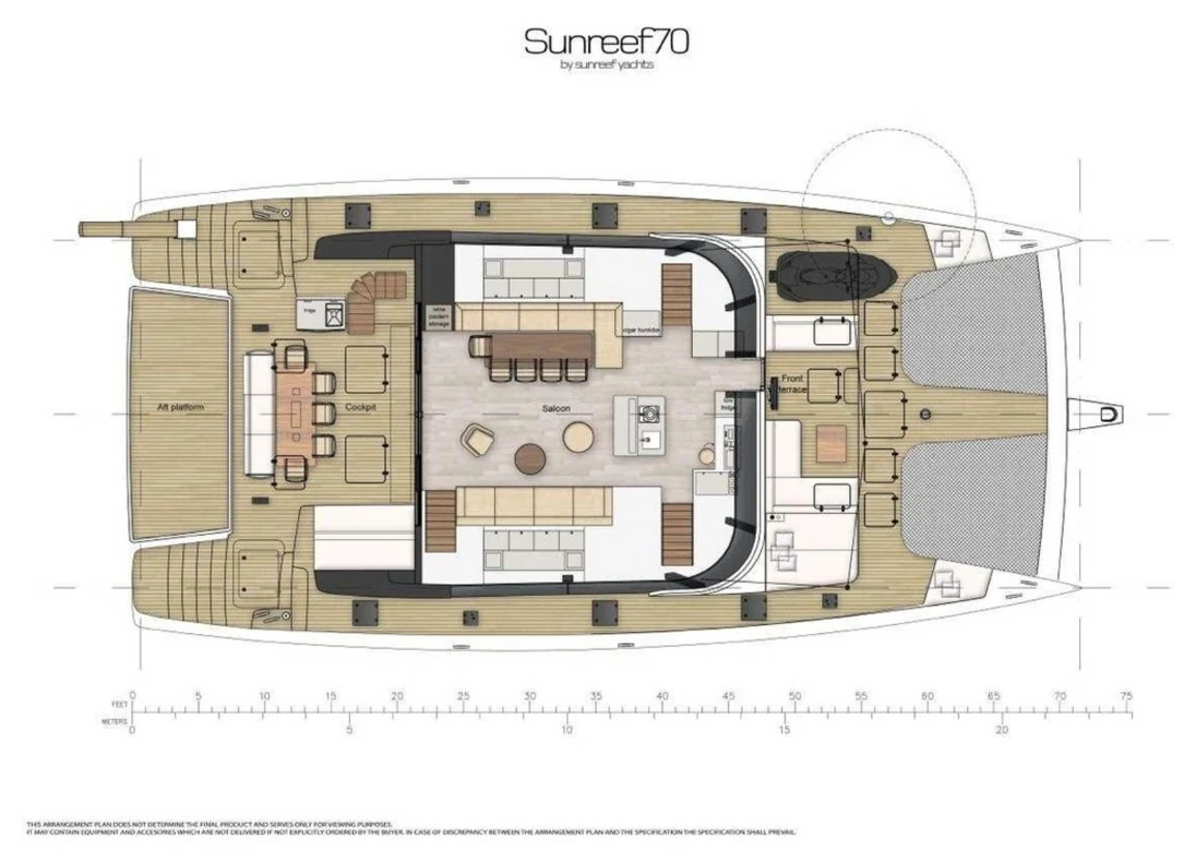 Deck plan, Main deck